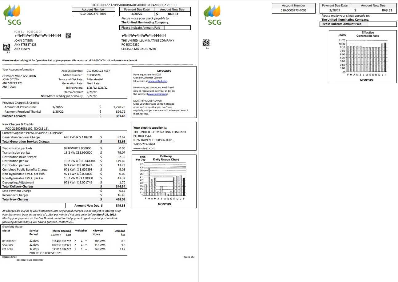  Minol USA business utility bill 
